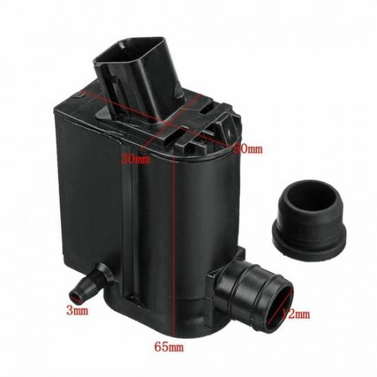 Motor Washer Pump 3P Connector With Rubber Grommet O-Ring High Quality