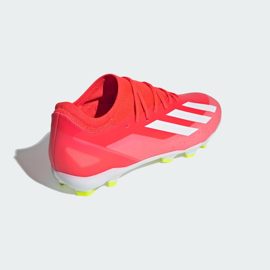 Adidas X Crazy Fast League MCP02 Soccer Solar Solar Yellow Size Cm HG/AG Cleats, Red/Footwear White/Team (IF0697), 25.0