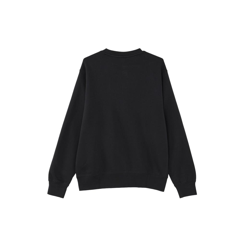 Nike Club Fleece Embroidered Logo Crew Neck Sweatshirt Men Tops Black FV4446-010