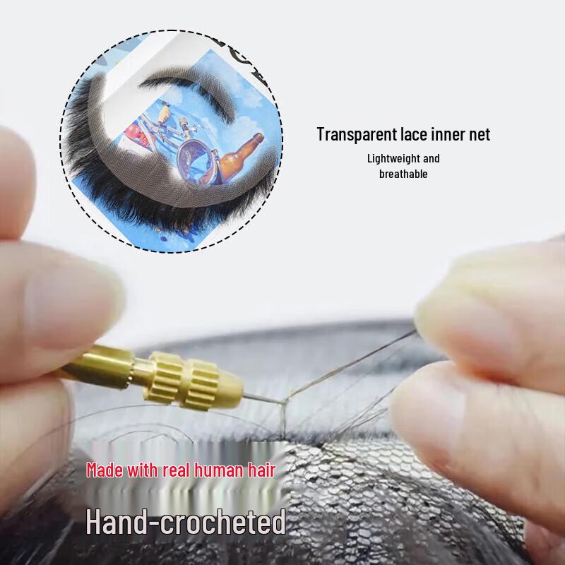 HUIHUADU Realistic Self-Adhesive Fake Beard