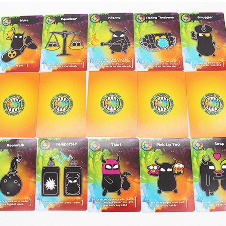 Zábavná karetní hra Monster Misfits pro 2-5 hráčů Stolní hry Humorná párty zábava