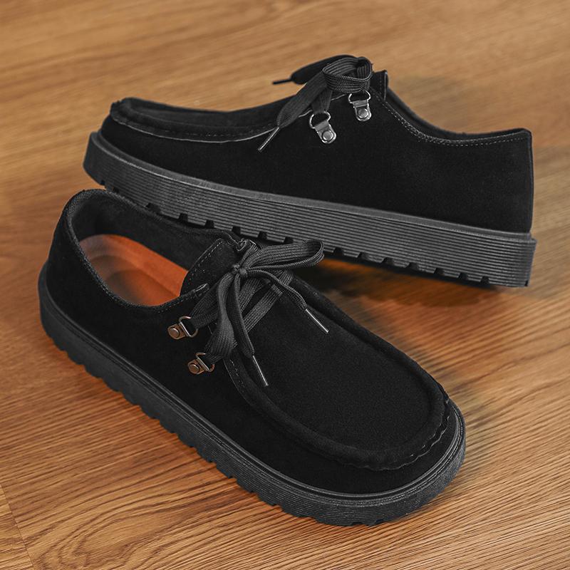 New Spring Summer Men's Shoes with Soft Sole Soft Surface Casual Lace Up Comfortable Board Shoes Retro Breathable Single Shoes