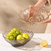 RotatePETMaterial Fruit Plate Snack Plate Chinese Style Daily Dining Kitchen Fruit Plate for Homesimple Fruit Snack Plate