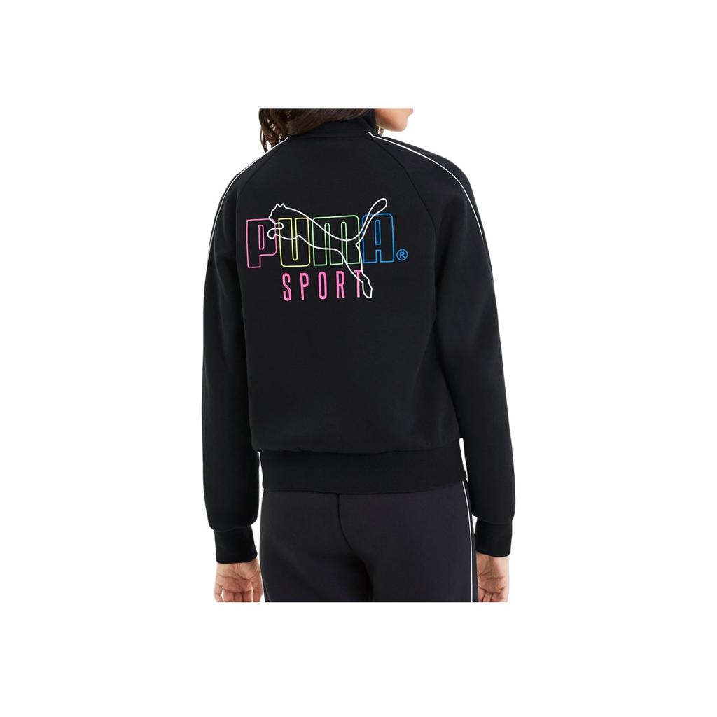 Puma Polo Neck Casual Jacket Women outerwear Black 598130-01