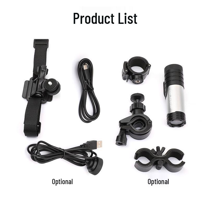 DV5000 HD Helmet Camcorder: Flashlight Style for Motorcycle/Bicycle Outdoor Action Recording