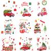 Christmas Car Static Electricity, Holiday Decorations, Glass Window Stickers, Window Display Decoration, Event Atmosphere Stickers