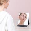 Napure Folding Mirror L Black Folding Mirror Folding Makeup Mirror Tabletop Mirror Compact Slim Makeup Mirror Napure Mirror that reflects your natural