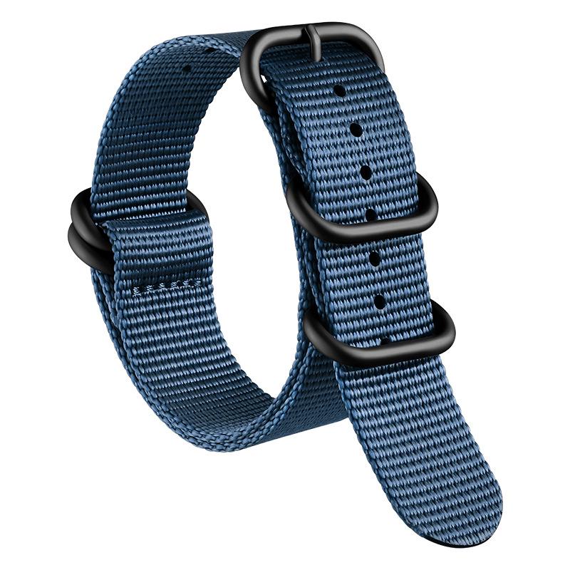 Bracelet de Montre NATO en Nylon Épaissi Xinlei - Bracelet Universel en Toile Tissée 20/22mm