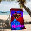 Customizable personalized beach towels Poppy Playtime themed designs.Suitable for the beach, yoga, sports;ideal as beach accessories