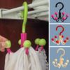 Six Rotating Claw Hook Household Clothing Holder Multifunctional Storage Rack