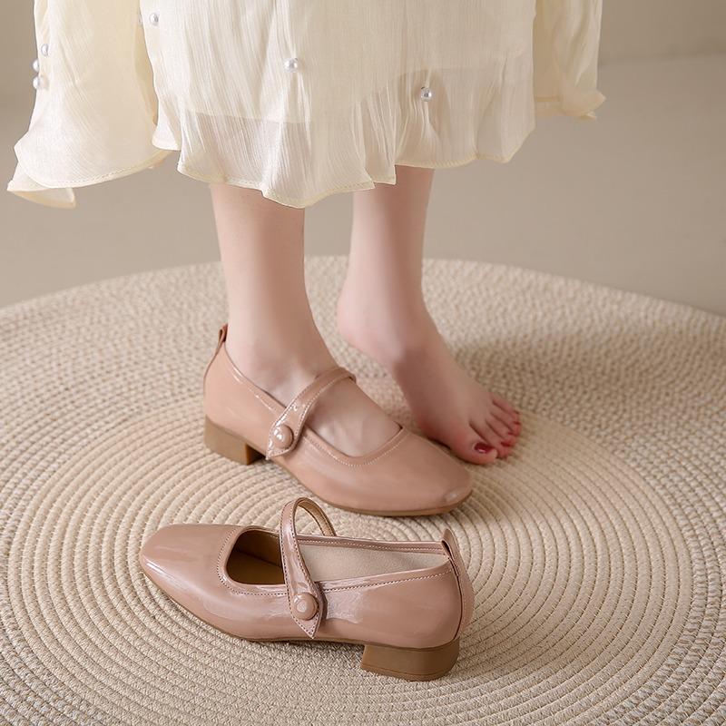 Fashion Mid Heels Women Shallow Sandals Fashion Elegant Shoes for Woman 2025 Summer Pumps New Trends Classical Cozy Zapatillas De Mujer