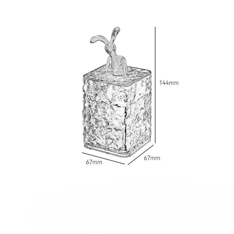Zahnstocherbox, Staubdichte Aufbewahrungsbox für Wohnzimmer zu Hause, Zahnstocherglas, Zahnseideglas, Wattestäbchenbox, Zahnstocherzylinder