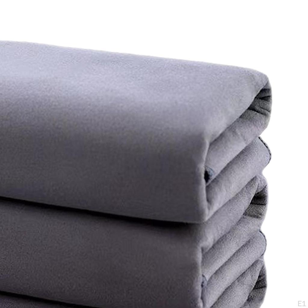12 X 23.6 Inch Microfiber Cloth Car Drying Towel, Washable Super Absorbent Fleece Material with