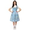 Yixiaoyi Bavarian Dirndl Dress Women's Oktoberfest Costume Polyester Lace