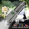 Portable LED Flashlight with Zoom, Rechargeable Bright Torch for Home, Car Repair & Outdoor Activities