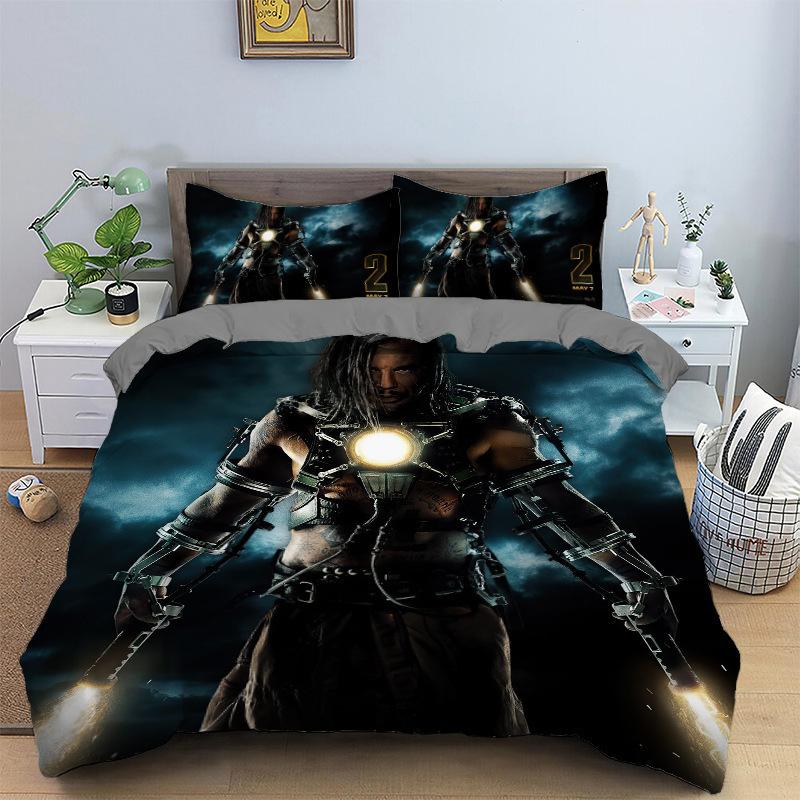 

Постельное белье Железный Человек, трехпредметный комплект, 3D цифровая печать EU 135x200cm