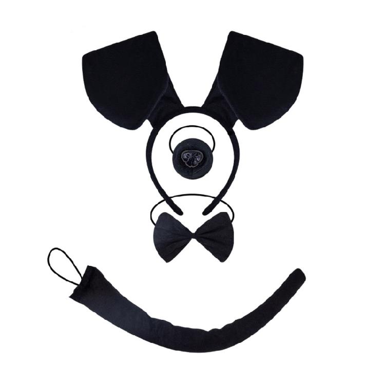 Hund Cosplay Kostüm Dekorationen Zubehör Kinder Hund Verkleiden Festival Plüsch Schmuck Süßes Hund Stirnband Cosplay Requisiten