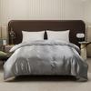 Solid Color Satin Down DuvetCover Luxury Spun Thick Skin Friendly Duvet Cover Single Ded Twin Bed Duvet Cover 200 * 200cm