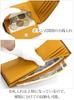 Katharine Hamnett London Color Tailored 2 Bifold Made with Premium Japanese Kip Leather Black Wallet, Antique-Style (Calfskin),