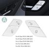 Car Window Glass Lifting Button Cover Sticker Trim For Mercedes Benz A B R GL ML Class W169 W245 W164 X164 W251