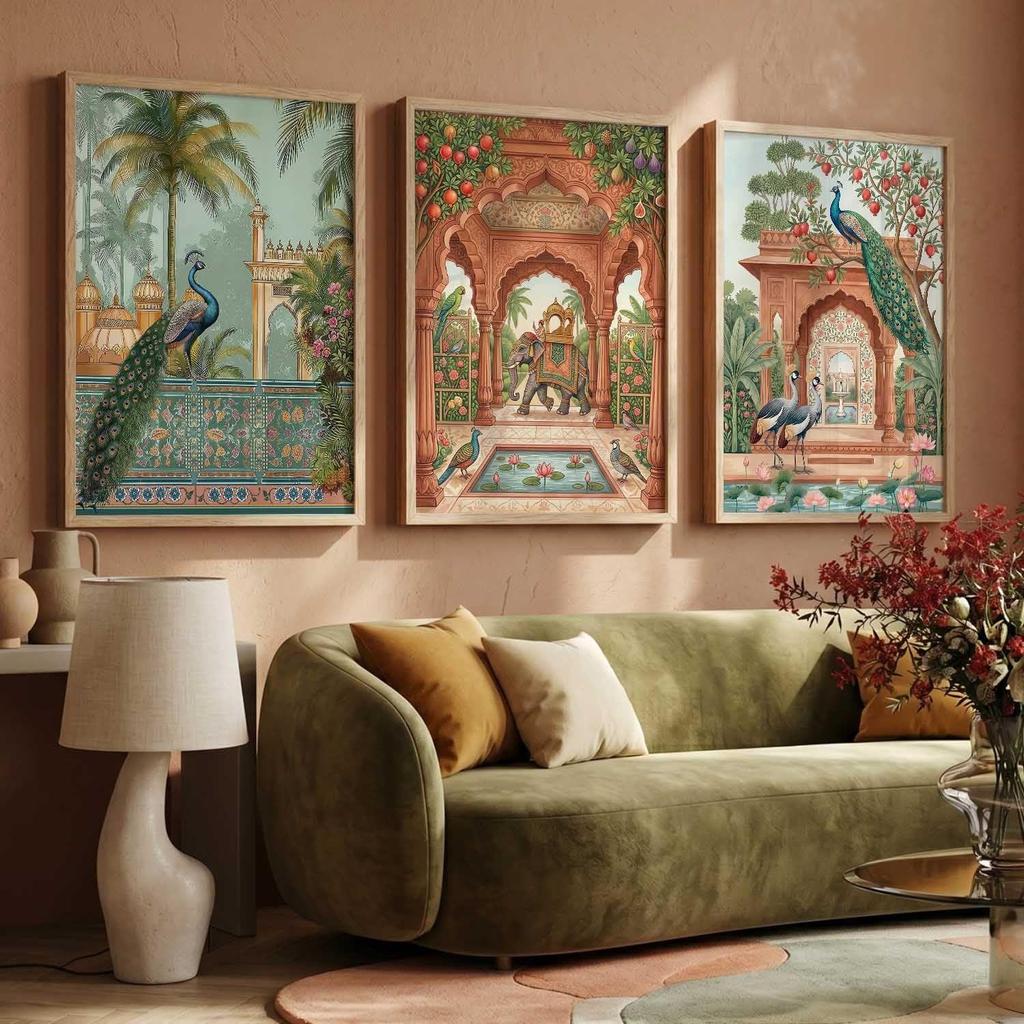 kotart Madhubani Art Wall Painting Traditional Home Decoration With Frame For Living Room Bed Room Hotel Wall Decor Digital Reprint