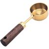 15ml Wooden Coffee Scoop Stainless Steel Long Handle Measuring Spoon for Coffee Tablespoon Kitchen Tool Cafe Decoration