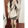 Irregular Turtleneck Sweater Women's Design Sense Niche Lazy Style Korean High-end Sense Thickened Top