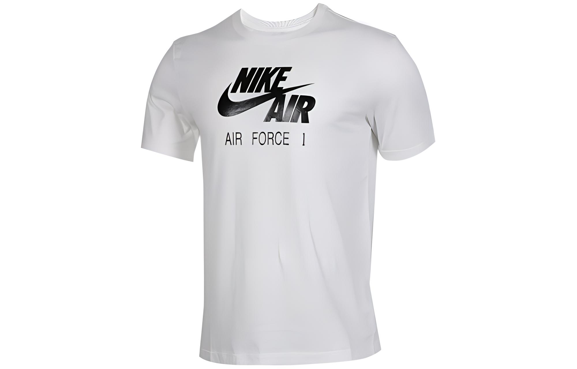 Nike T Shirts Men s White Crew Neck Moderate Straight Fit 927423-133 XXL