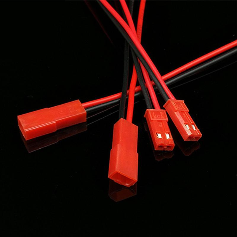 10 Paare 22 AWG JST Stecker 2-polig männlich weiblich Stecker Kabeldraht für LED Lampenstreifen RC Spielzeug Batterieadapter 10cm