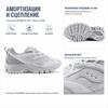 SAUCONY Leather Retro Casual Shock Absorbing Non-Slip Wear-Resistant Low-Top Running Shoes Unisex Running Shoes Light-Gray Dark-Gray S79044-6