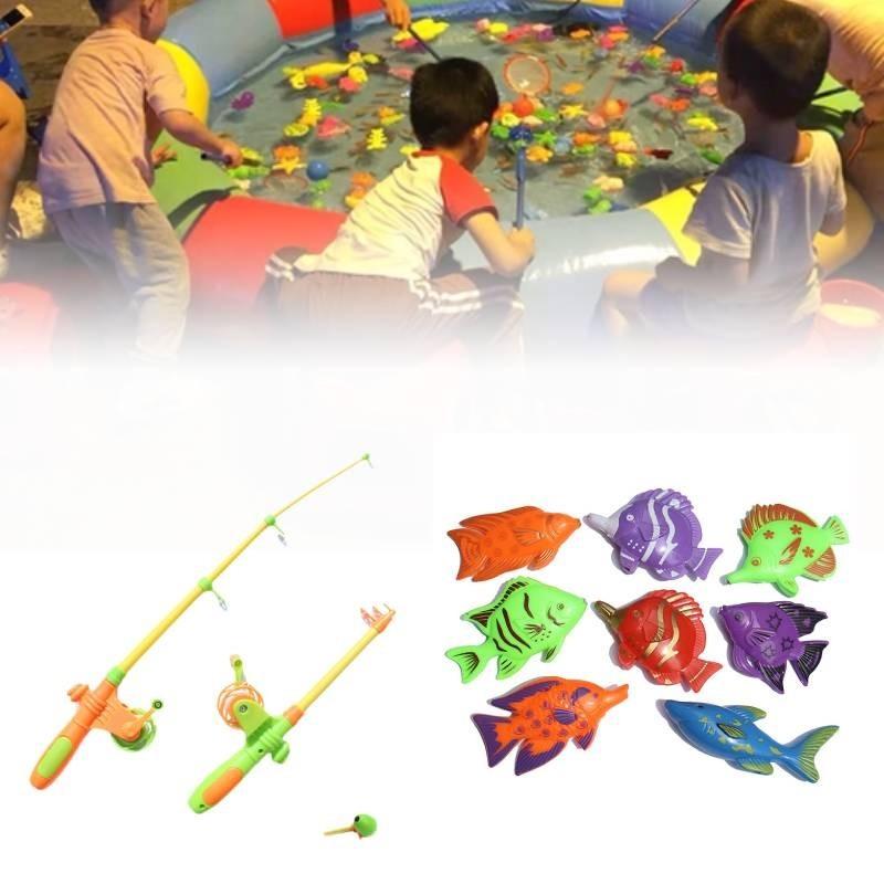Magnetic Fishing Toy Set For Kids Summer Fun Durable Plastic Interactive Play