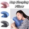 Portable Nap Sleeping Pillow Lightweight Slow Rebound Pillow Cushion Soft Comfortable Face Down Desk Pillow Cervical Protection