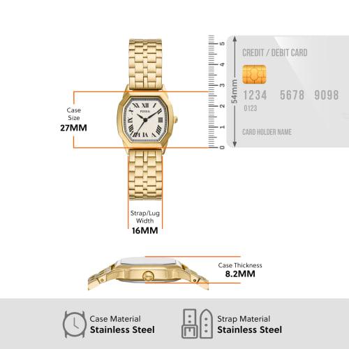 Fossil HARLOW ES5361 Women's Gold Watch