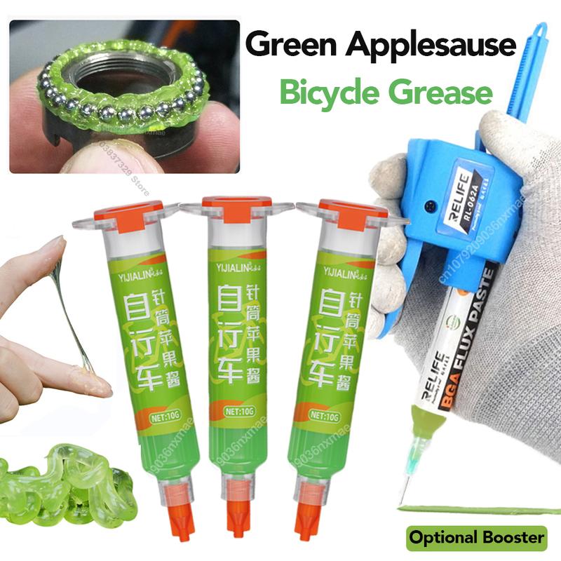1-5PCS Bicycle grease Green applesause Bearing Grease Hub BB Lubricants Oil Lubricant Lube Lipid Elements for Shimano Sram