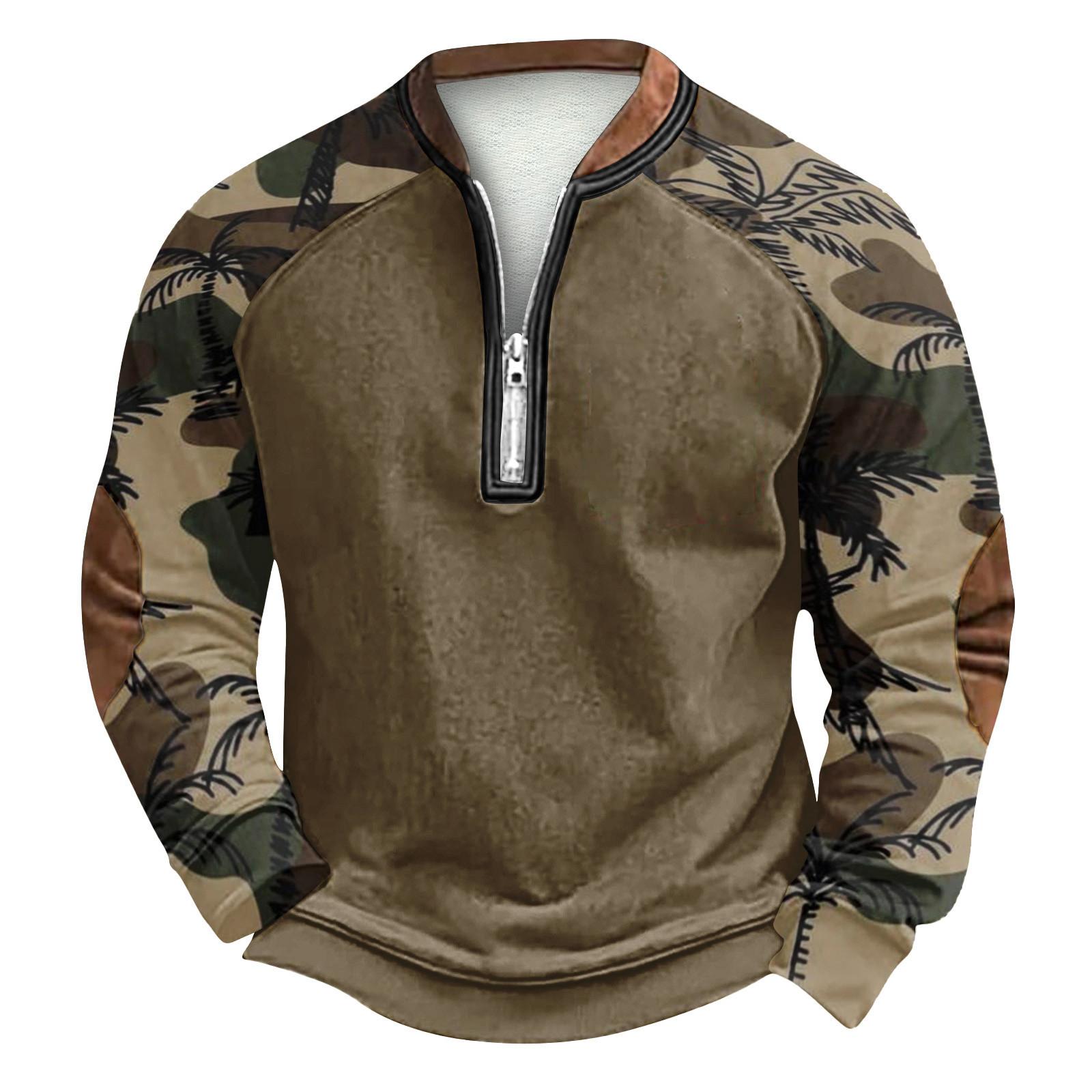 

Мужская зимняя толстовка с пряжкой Мужская толстовка с принтом XL хаки