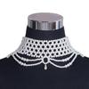 Lightweight Multi Strand Pearls Jewelry Polished Beads Design Necklace for Everyday Wedding Party Clothes Perfectly