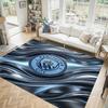 Manchester City Design Crystal Velvet Carpet Cozy Non?Slip Printed Rug For Bedroom Living Room Entrance