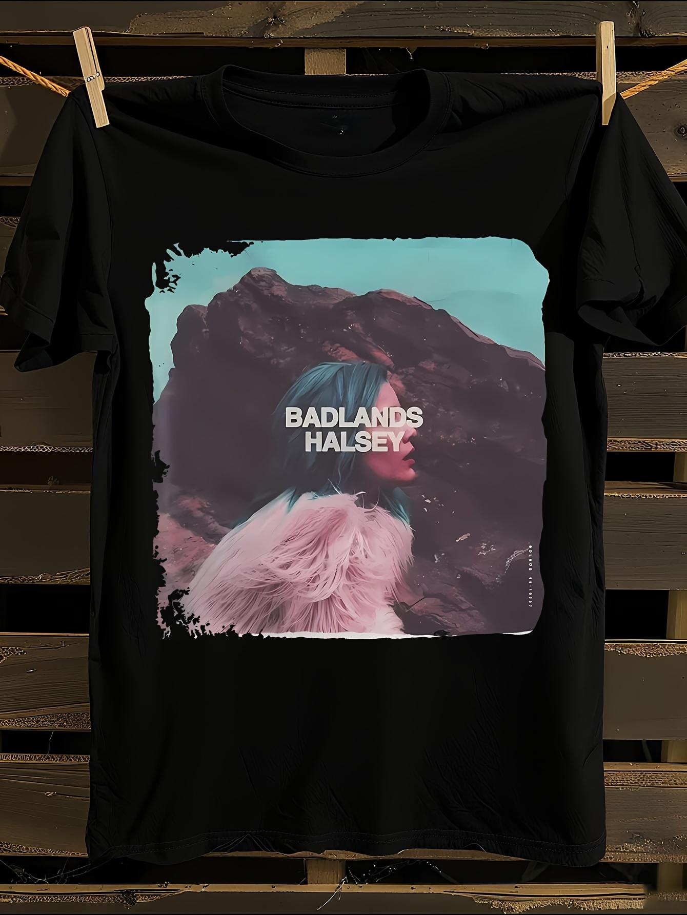 WoHalsey Badlands Album Graphic Black Tshirt S
