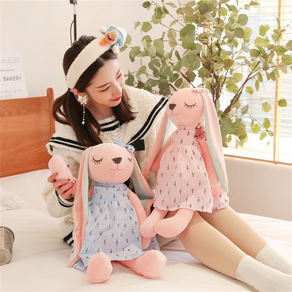 Adorable Cartoon Rabbit Plush Doll Soft Stuffed Toy Kid Hugging Pillow Gift