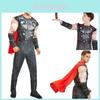 Avengers Endgame Thor Superheldenkostuum Voor Volwassenen Met Uitstekende Afwerking En Ademend Materiaal