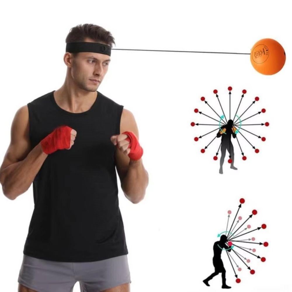 Speed Training Boxing Speed Ball Head-Mounted Boxing Fight Ball Boxing Reflex Ball Set  Exercise