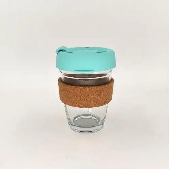 Silica Gel Glass Coffee Cup Cork Set of Insulation Against the Hot Ideas with Cup