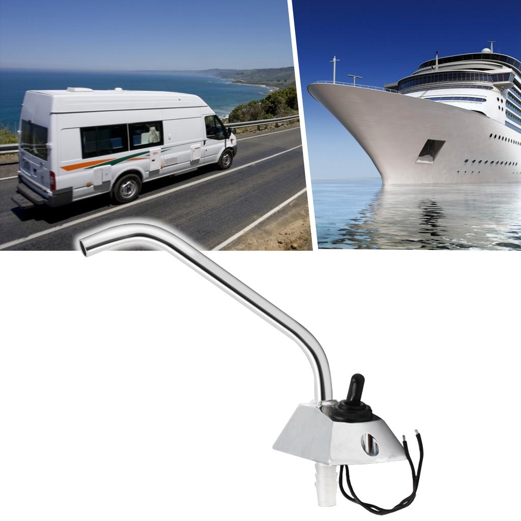 12V DC kuchnia elektryczna pompa wodna z kranu kran z kranem z przełącznikiem do przyczepy kempingowej przełącznik dwupozycyjny 12V