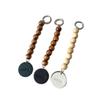 jubine Wood Ball Charm-3color