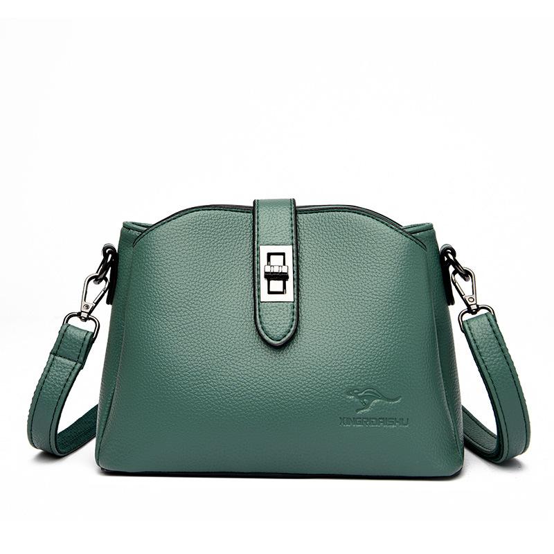 Bucket Bag Fashionable One-shoulder Crossbody Women's Bag New High-end Multi-layer Large-capacity Women's Bag