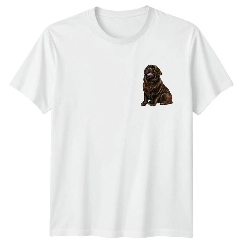 Newfoundland Dog Graphic Tee Dogs Animals Unisexs TShirt Unisexs Unisex Top S