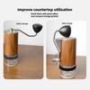 Handzwengel Joystick Organizer 3D Geprint Handmatige Koffiemolen Handvat Deksel Draagbare Opberghoes Koffie Gereedschap Accessoires
