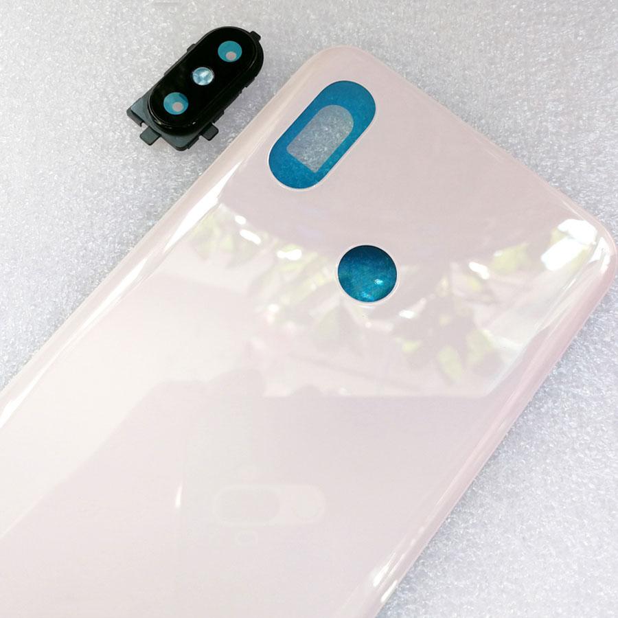Gorilla Glass 5 For Xiaomi Mi 8 Mi8 Back Battery Cover Back Housing 3D Glass Cover Rear Door Back Cover
