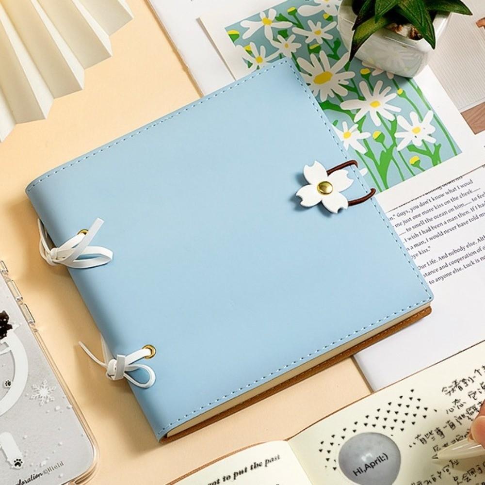 240 Pages 6x6-inch Scrapbook Flower Exclusive Photo Album Thickened Blank Wedding Album Diary Use