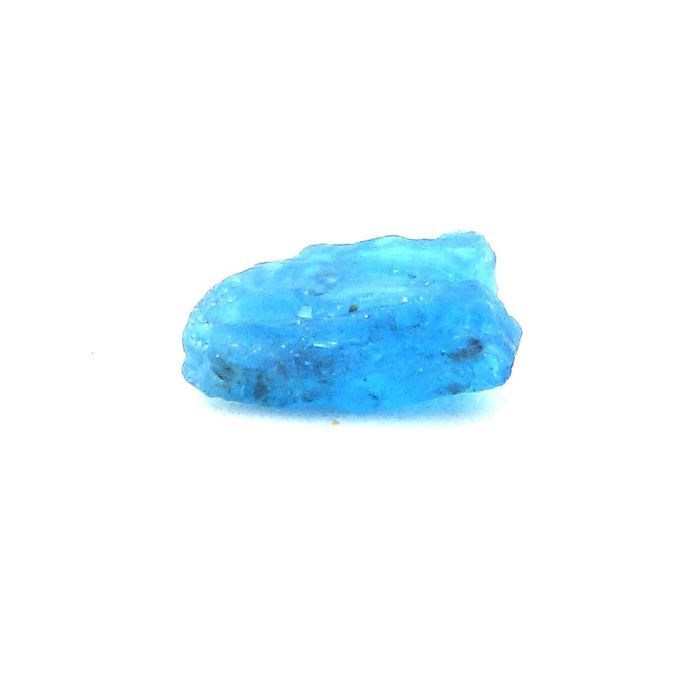 Pierres et Minéraux. Apatite bleu neon. 1.06 ct. Betroka, Anosy, Madagascar.